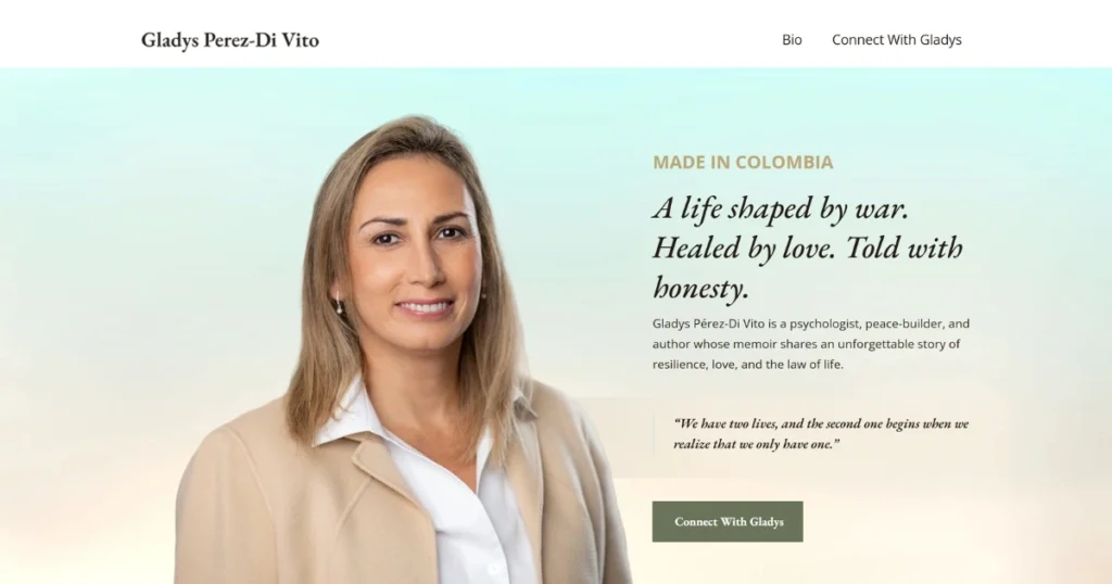 Gladys Perez-Di Vito, author of Made in Colombia.